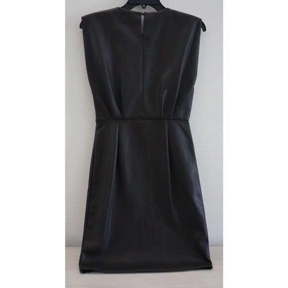 Bishop + Young Women's Sz XS Dark Chocolate Hayden Faux Leather Mini Dress $108 - Picture 2 of 11
